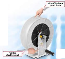 ENROLLADOR SERIE 430 ABS MANUAL EN ACERO PINTADO JUNTA POLIURETANO SIN TUBO REF. RAASM 74305.500